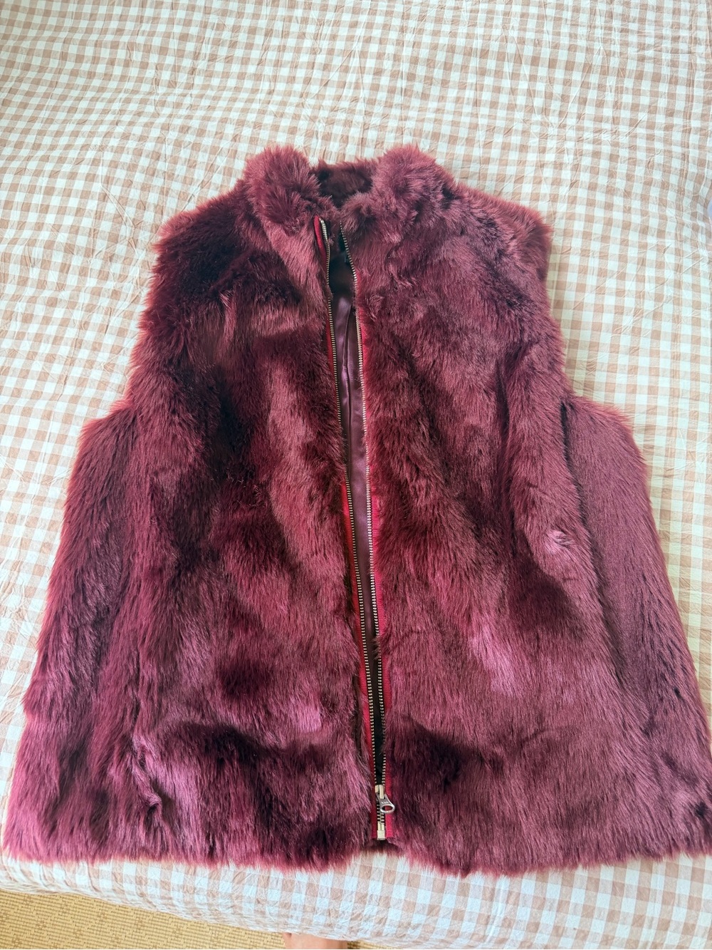 J. Crew Lux Faux Fur Vest